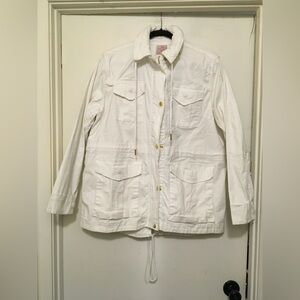 Laurie Felt White Utility Jacket